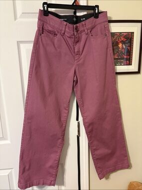 St. John's Bay Wide Leg Pants in Dusty Rose Pink